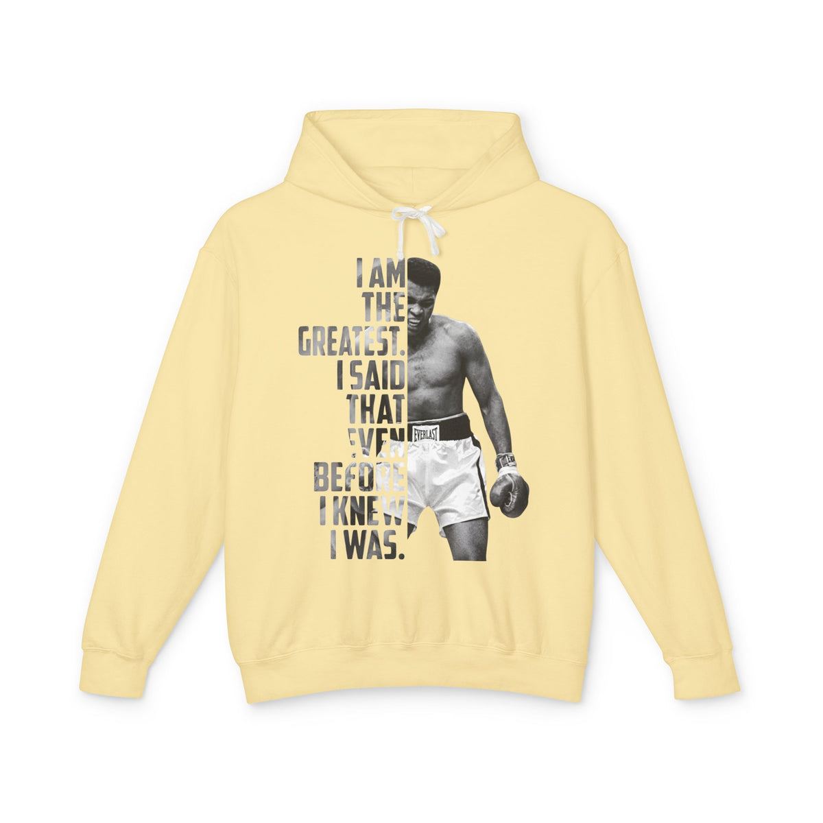 Boxing Champion 'I Am The Greatest' Hoodie - Vintage Boxing Quote Sweatshirt