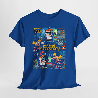 Dexter’s Laboratory Cartoon Tee — Retro Kids’ Science Lab Graphic T-Shirt