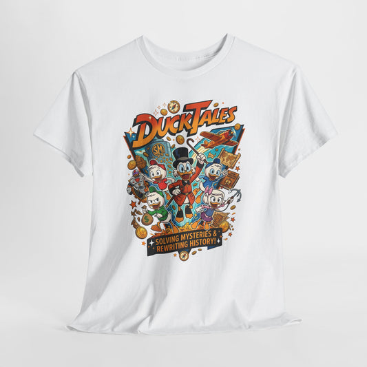 DuckTales Graphic Tee — Retro Scrooge & Nephews Adventure Shirt