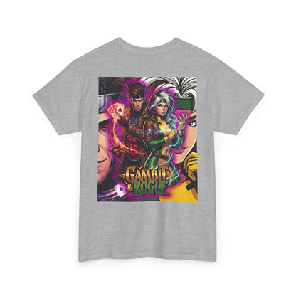 Gambit & Rogue Comic Art T‑Shirt