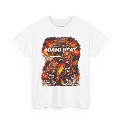 Miami Heat Retro Players Graphic Tee — Vintage Basketball Fan Shirt