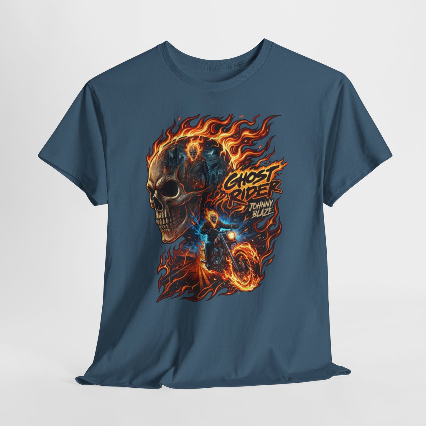 Ghost Rider Flame Skull T-Shirt