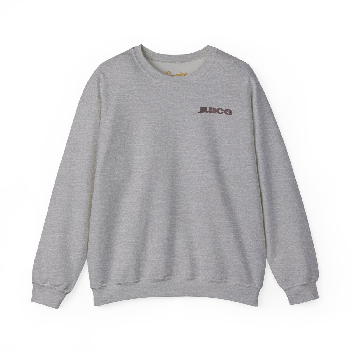 Bishop "Juice" Crewneck Sweatshirt — 'I Am Crazy But You Know What Else I Don’t Give a F**k' Graphic