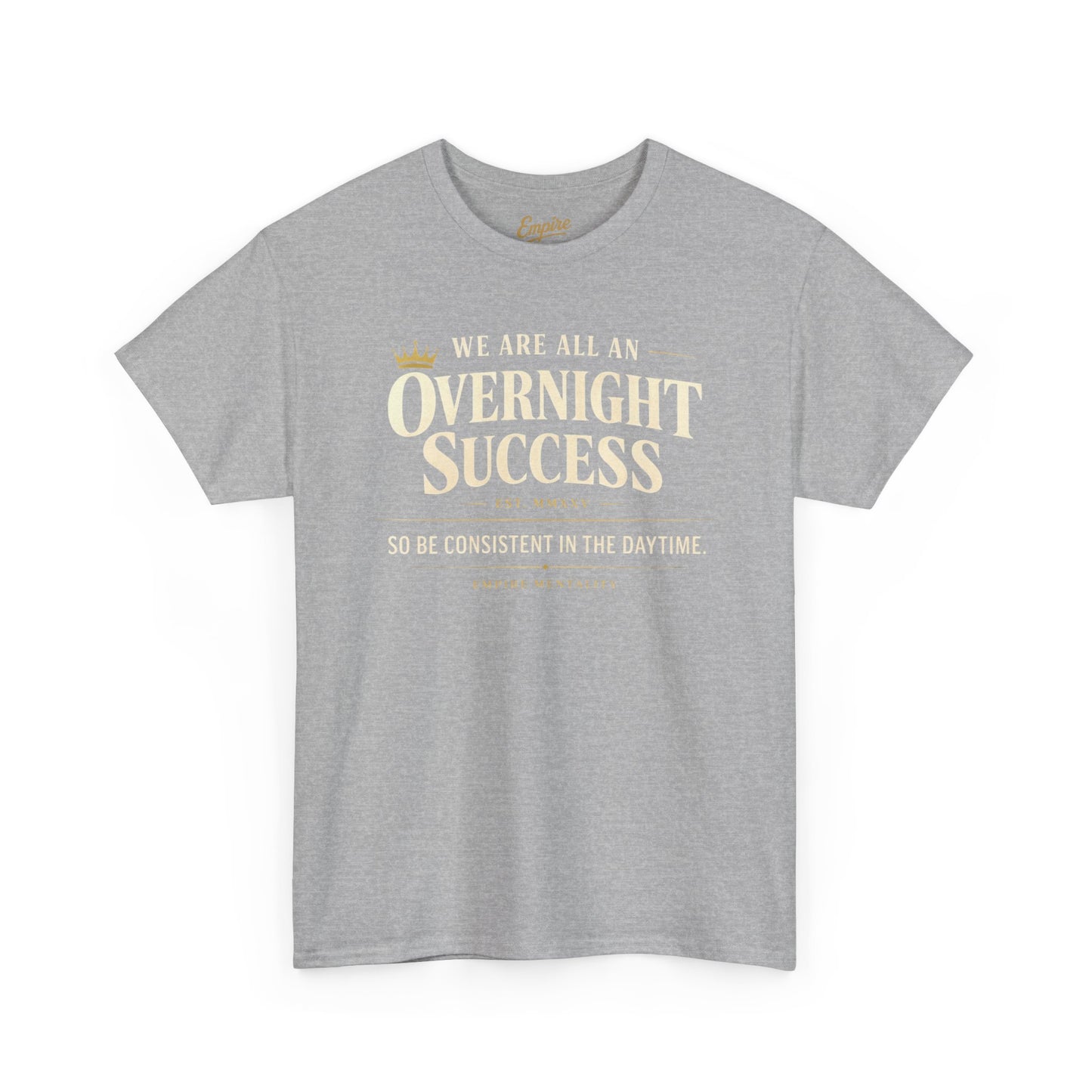 Christian Graphic Tee — “Overnight Success” Inspirational Faith T-Shirt