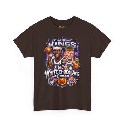 Sacramento Kings 'White Chocolate & C-Webb' Basketball Tee