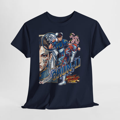 Chun-Li Street Fighter Graphic Tee — Retro Arcade Fighting Game Shirt