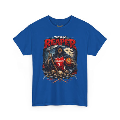 Grim Reaper Basketball Tee — "The Slim Reaper" Graphic T-Shirt