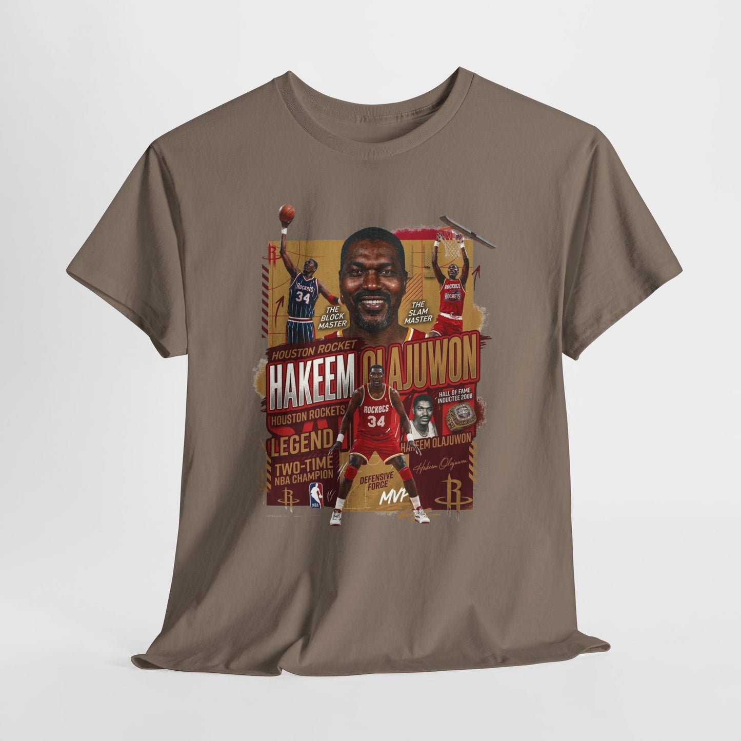 Basketball Legend Graphic Tee — Hakeem Olajuwon Tribute