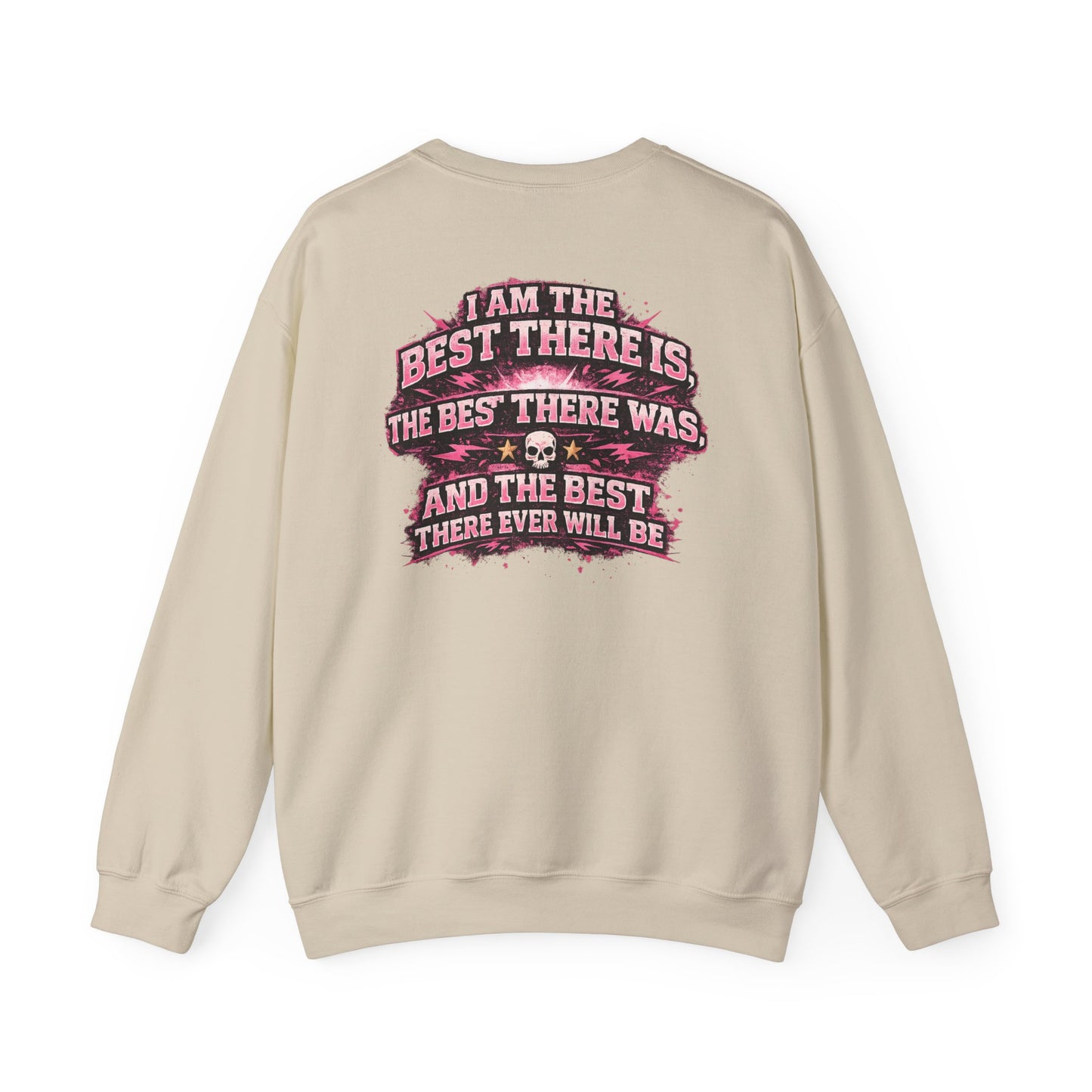 Bret Hart Crewneck Sweatshirt — "I Am The Best There Is" Retro Wrestling Pullover