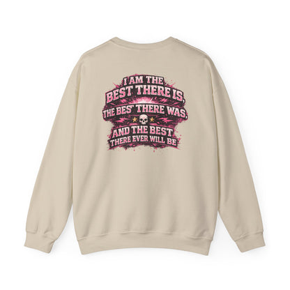 Bret Hart Crewneck Sweatshirt — "I Am The Best There Is" Retro Wrestling Pullover