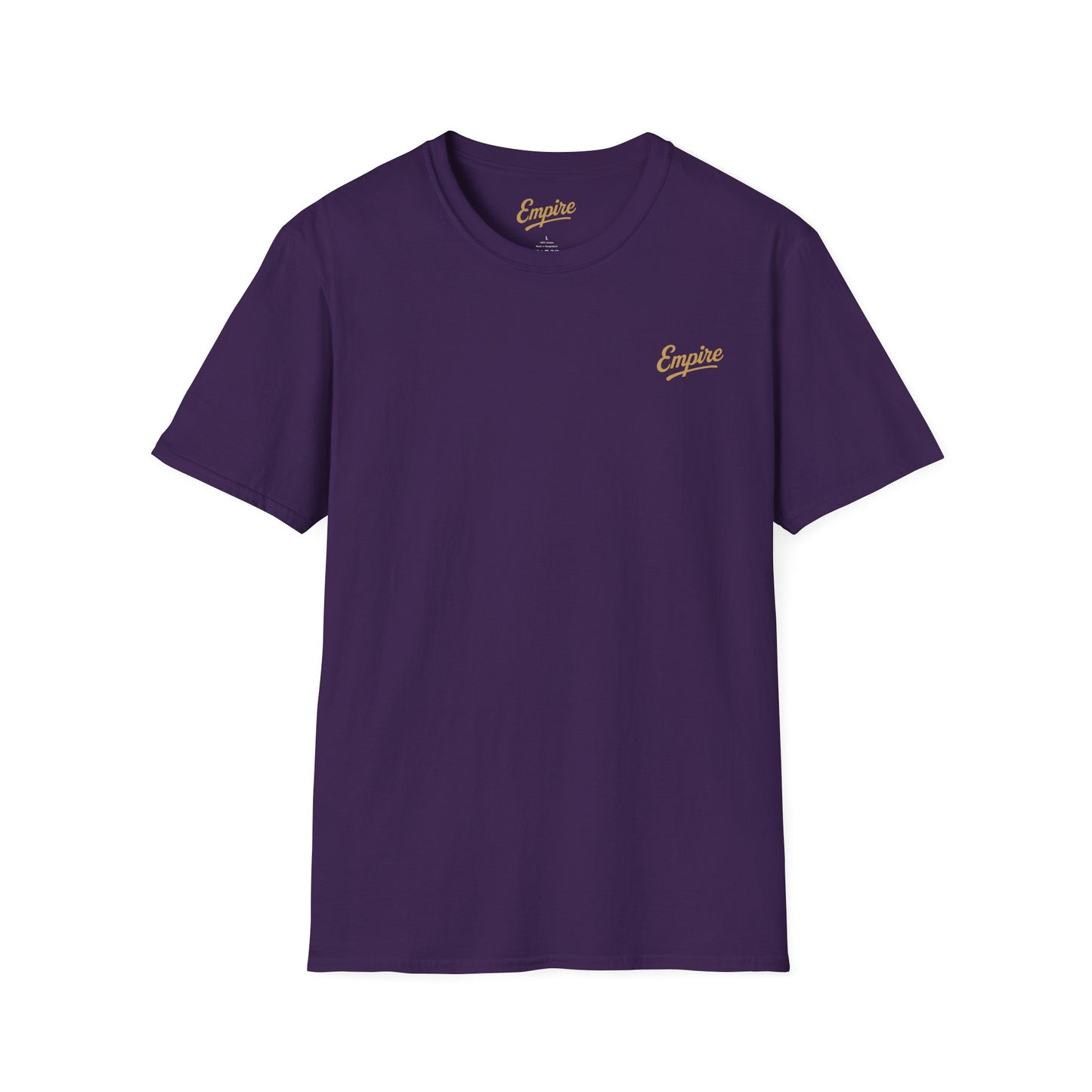 Softstyle Gold 'Empire' Logo T-Shirt