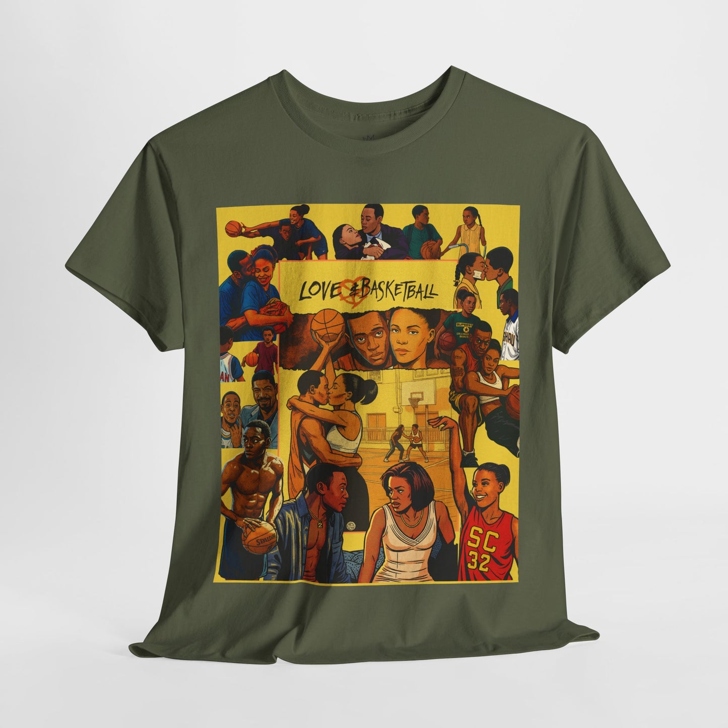 Love & Basketball Tee - Unique Graphic Shirt