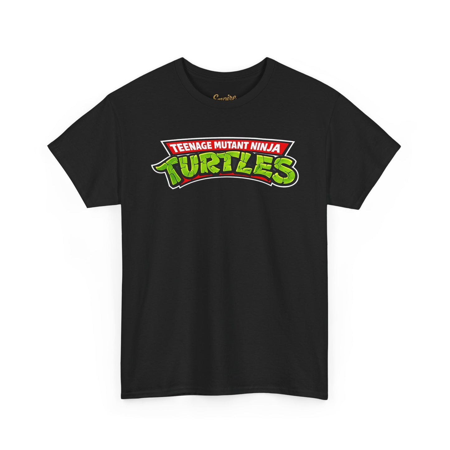 Teenage Mutant Ninja Turtles Graphic Tee — Retro TMNT Logo & Group Back Print