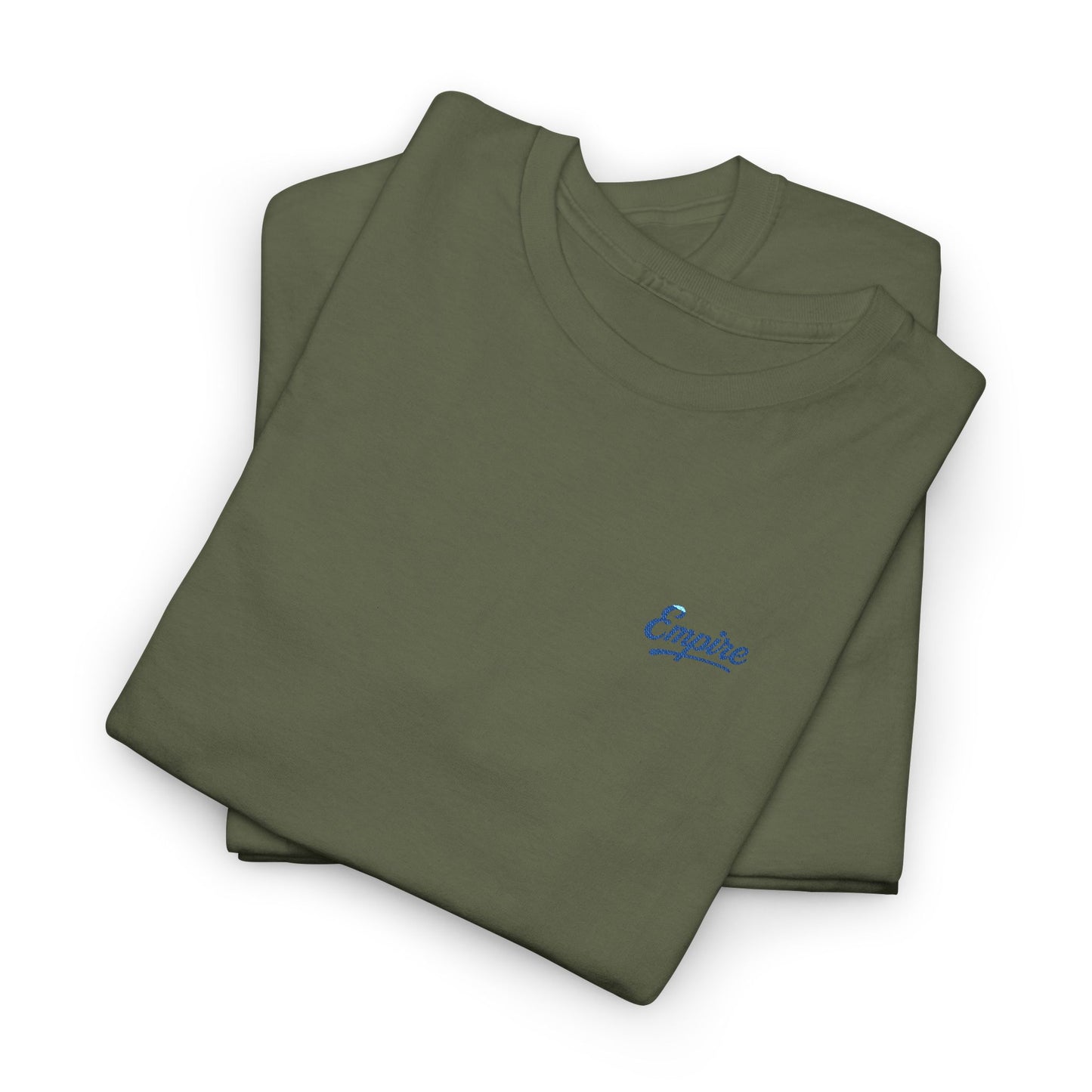 Signature Embroidered Empire Royal Blue Chest Logo T-Shirt