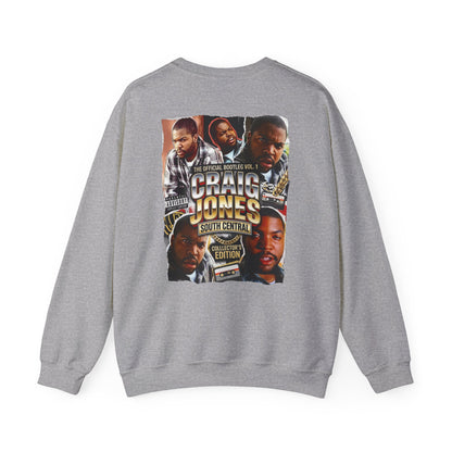 Craig Jones South Central Crewneck Sweatshirt — Retro Hip Hop Graphic Pullover