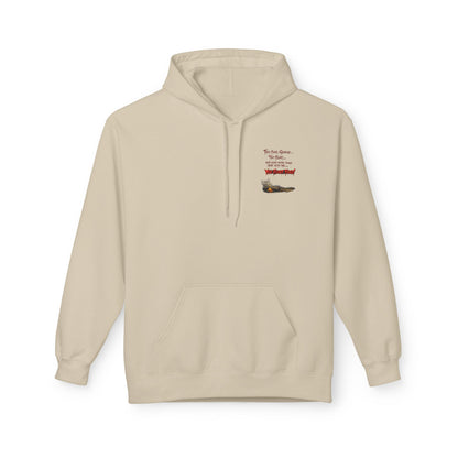 'Krustywise' Creepy Clown Design, "You’ll Float Too" Midweight Softstyle Fleece Hoodie