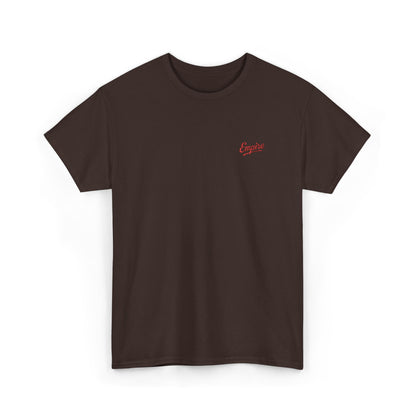 Signature Embroidered Empire Red Chest Logo T-Shirt