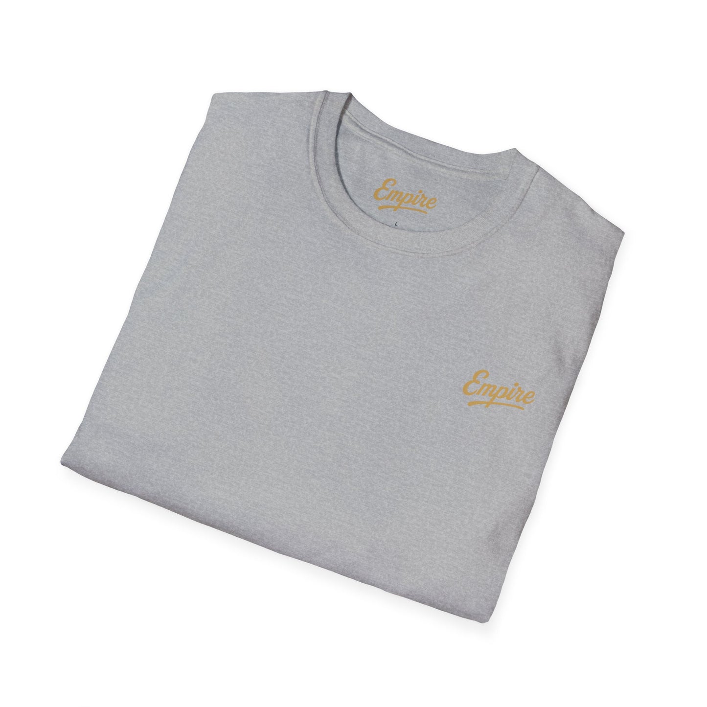 Softstyle Gold 'Empire' Logo T-Shirt