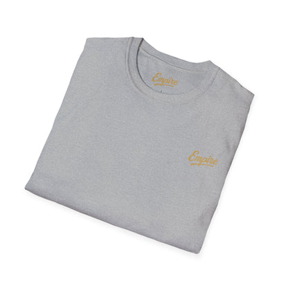 Softstyle Gold 'Empire' Logo T-Shirt