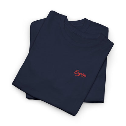 Signature Embroidered Empire Red Chest Logo T-Shirt