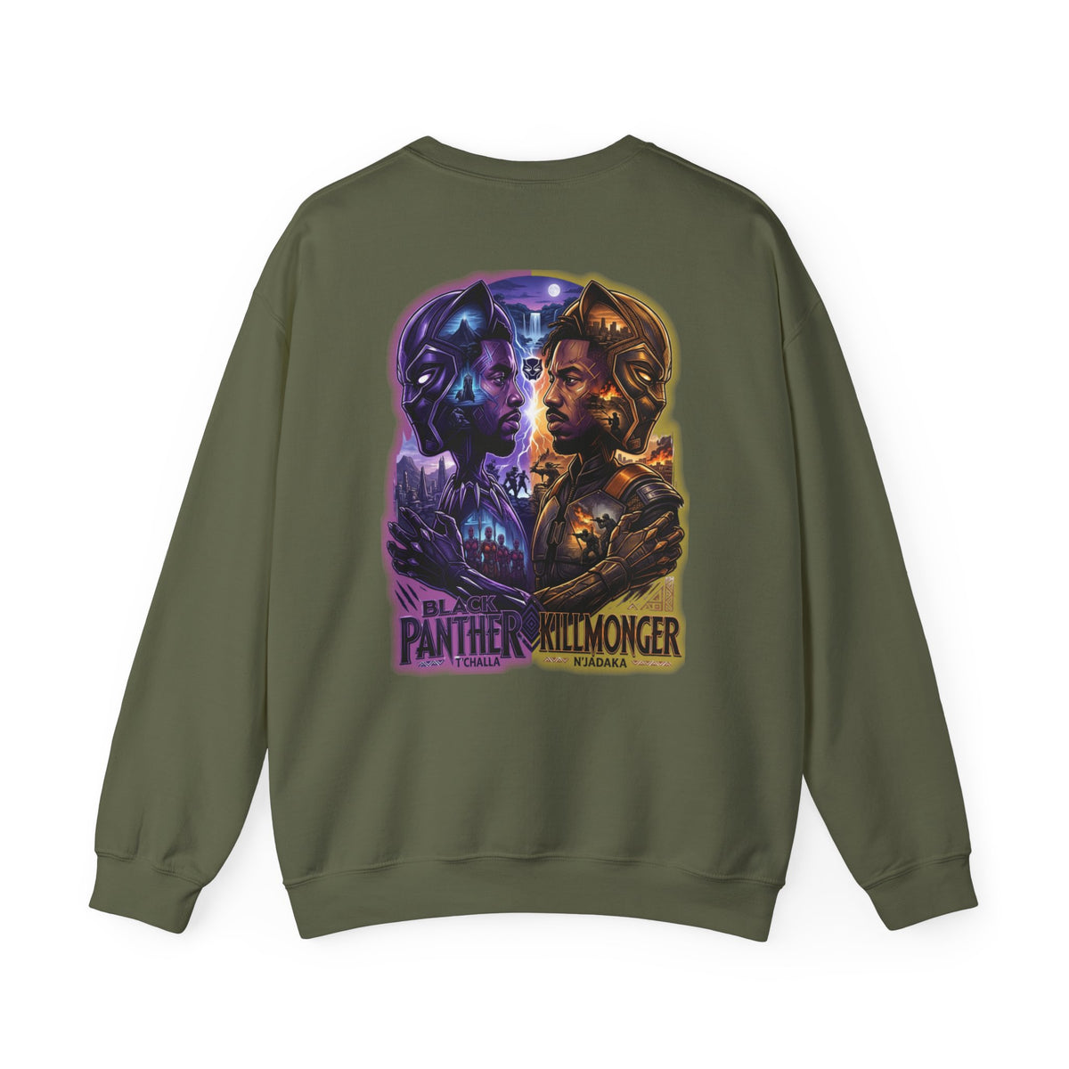 Black Panther vs. Killmonger Crewneck Sweatshirt