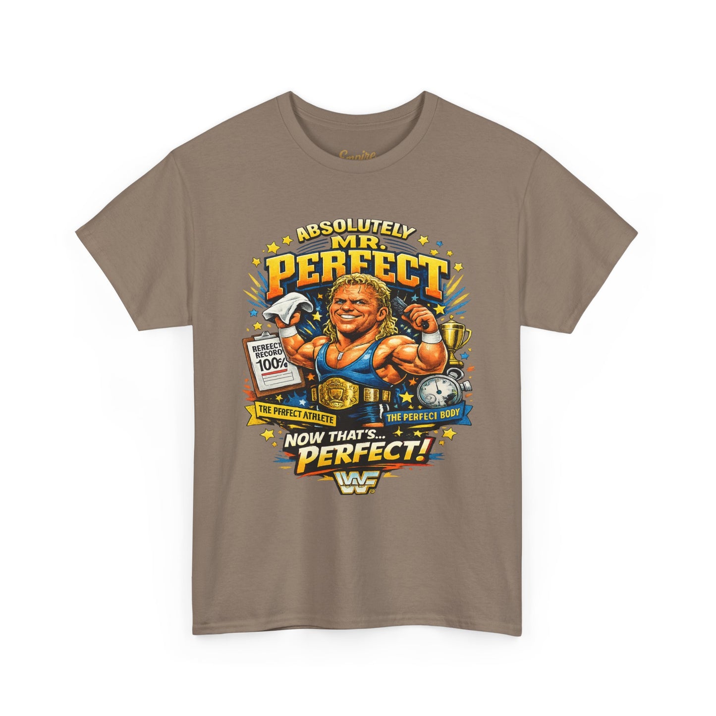 Retro Wrestling 'Mr. Perfect' Graphic Tee — Vintage WWF Wrestling Shirt