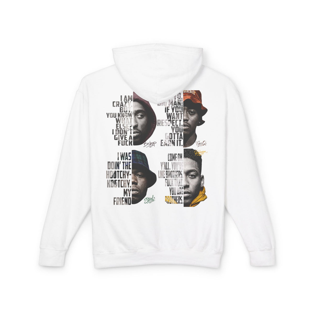 Wrecking Crew Lightweight Hoodie — 'Juice' Collage Tribute Sweatshirt