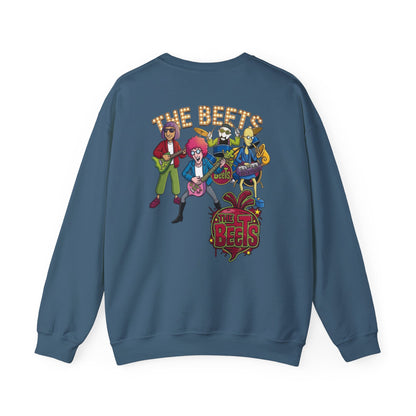 Crewneck Sweatshirt — The Beets Band Graphic (Back & Chest Logo)