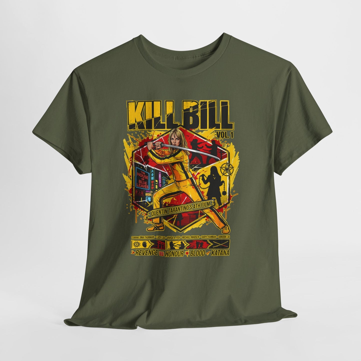 Kill Bill Graphic Tee — Retro Action Movie Poster T-Shirt