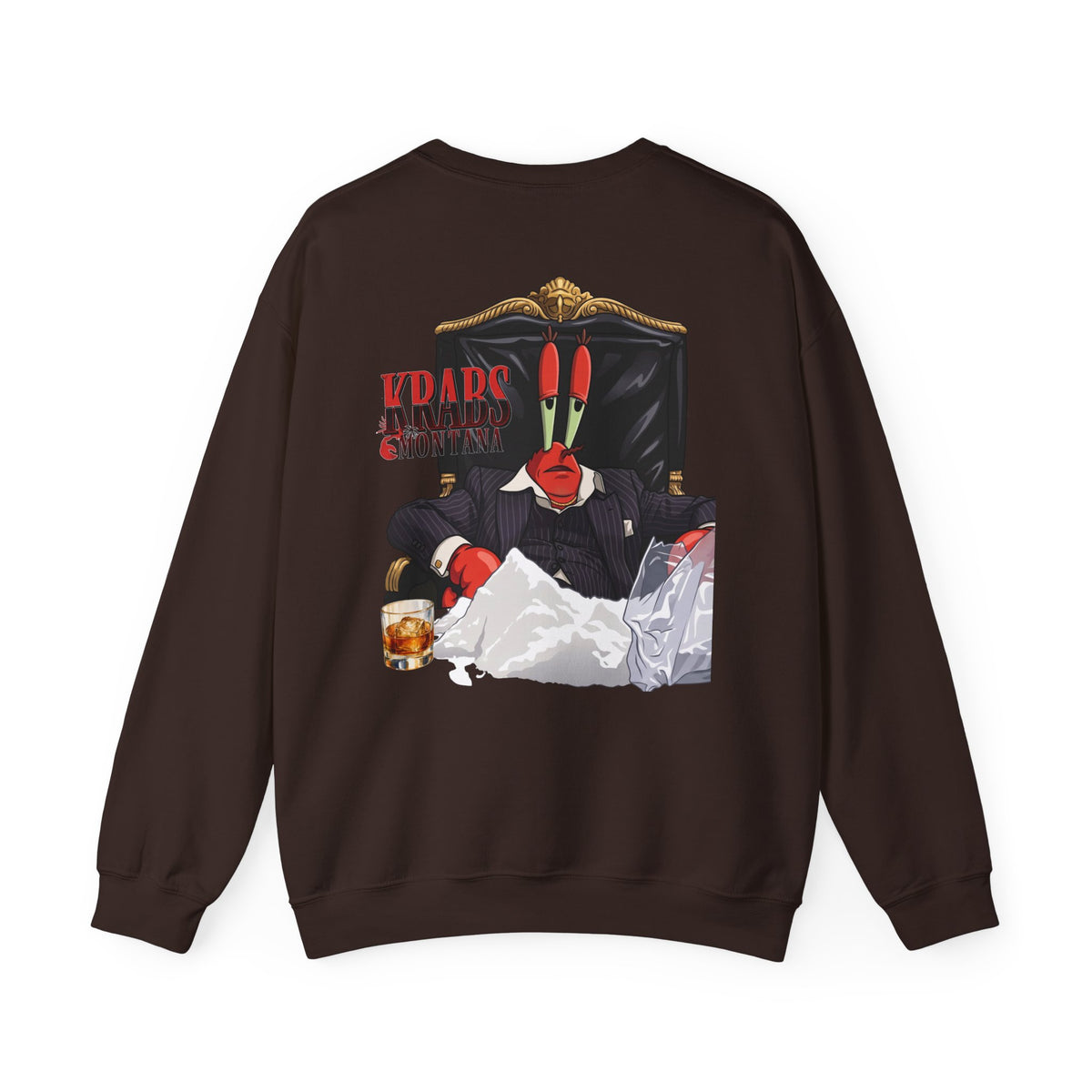 Krabs Montana Scarface Parody Graphic Pullover