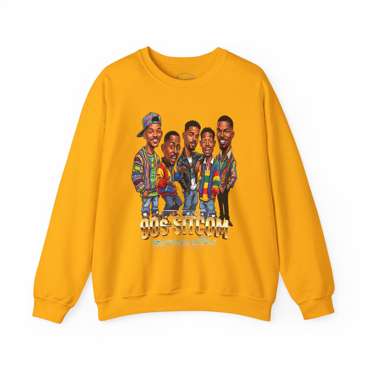90s Sitcom Crewneck Sweatshirt - '90s Sitcom Royalty' Graphic Sweatshirt