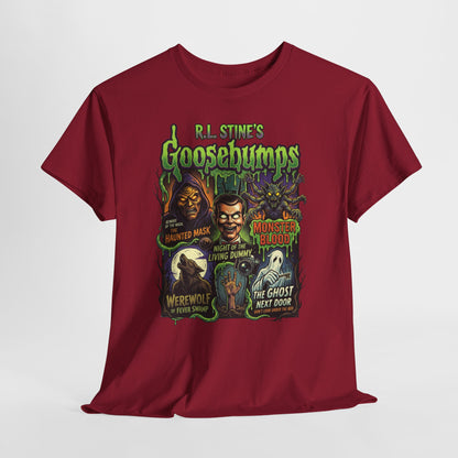 Goosebumps Retro Horror T-Shirt — Classic 90s Kids Spooky Monsters Tee