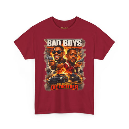 Bad Boys Movie Poster Tee — "Ride Together, Die Together" Graphic T-Shirt