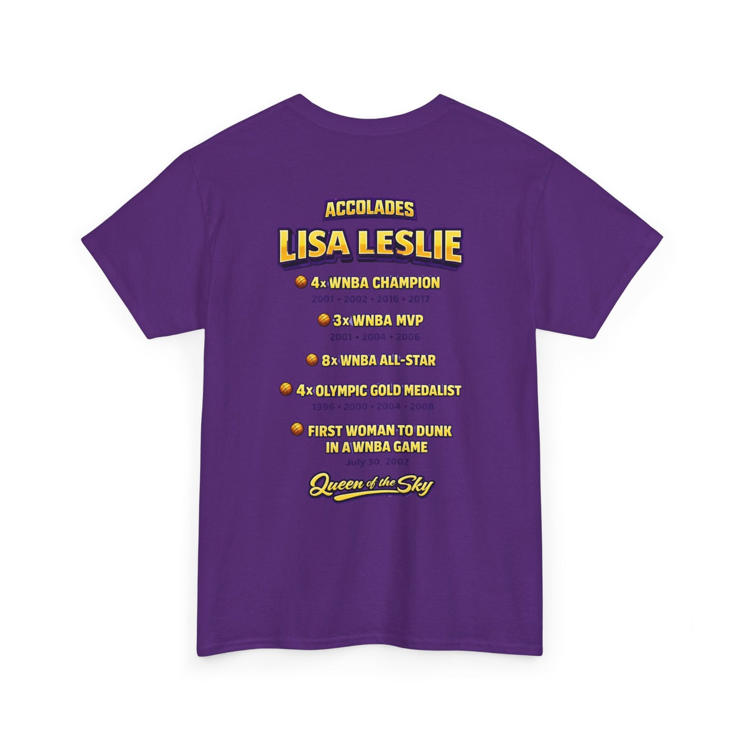"Queen of the Sky" Lisa Leslie Trailblazer Basketball Tee