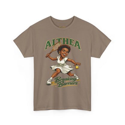 Althea Gibson 'Breaking Barriers' Tennis T-Shirt — Vintage Grand Slam Champion Tribute