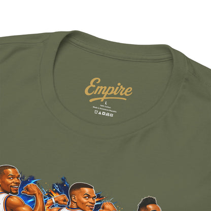 OKC Thunder Caricature Basketball T-Shirt — Team Players Graphic Tee