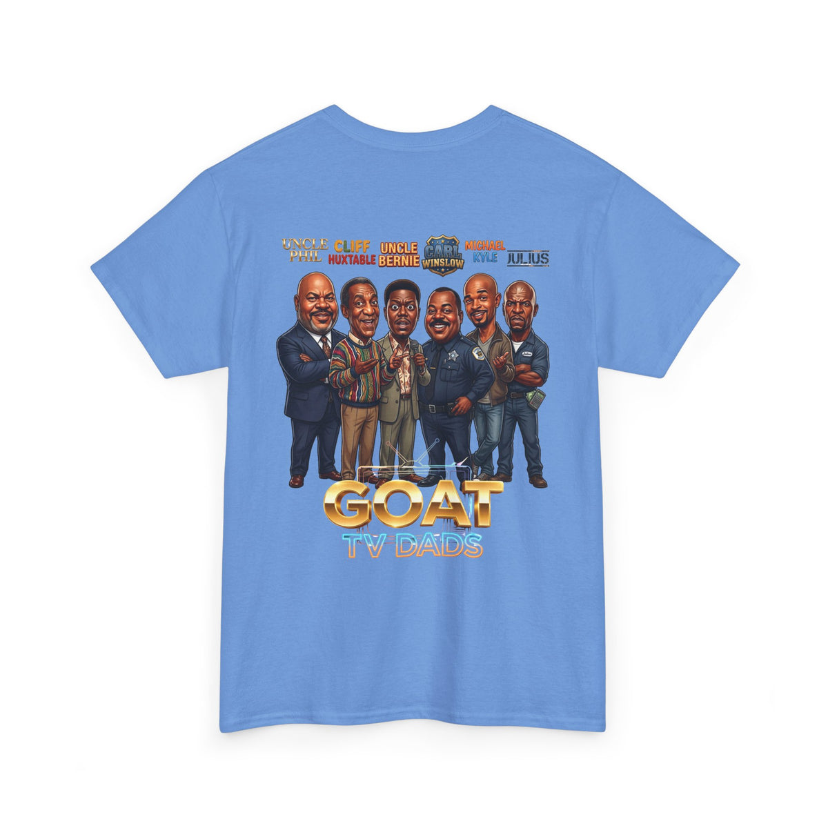 GOAT TV Dads T-Shirt — Caricature TV Fathers Reunion Tee