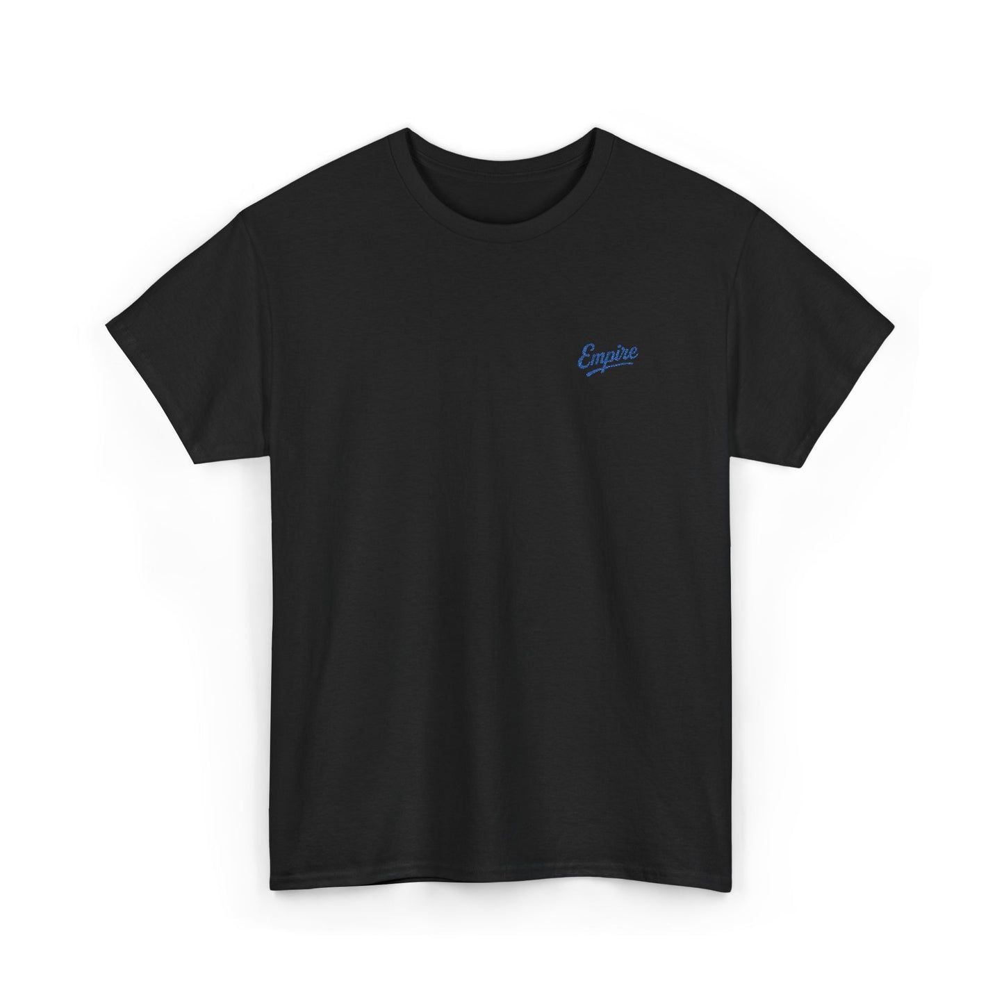 Signature Embroidered Empire Royal Blue Chest Logo T-Shirt
