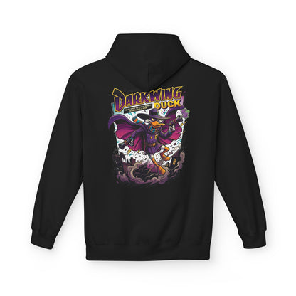 Retro Darkwing Duck Graphic Hoodie | 90s Cartoon Nostalgia