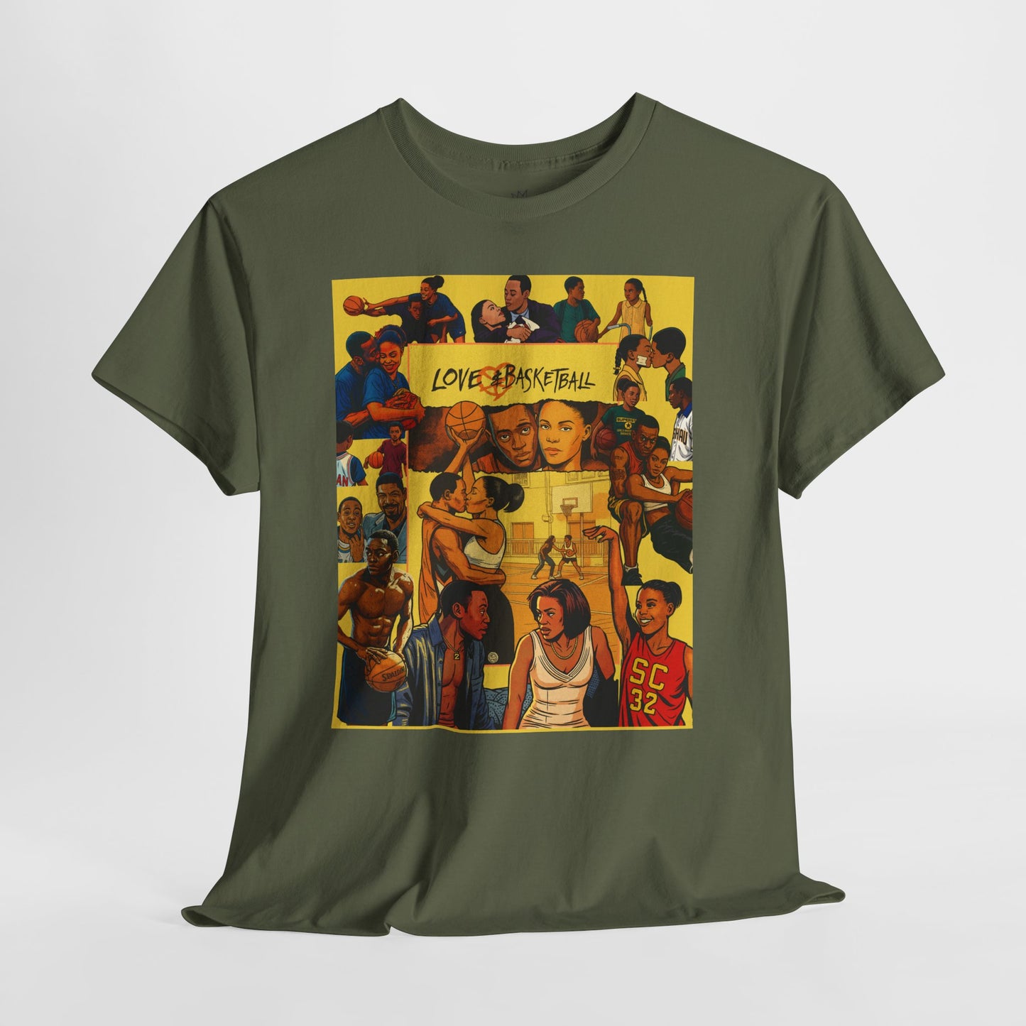 Love & Basketball Tee - Casual Style, Gift for Sports Lovers, Unique Graphic Shirt, Everyday Wear, Movie Inspired Apparel