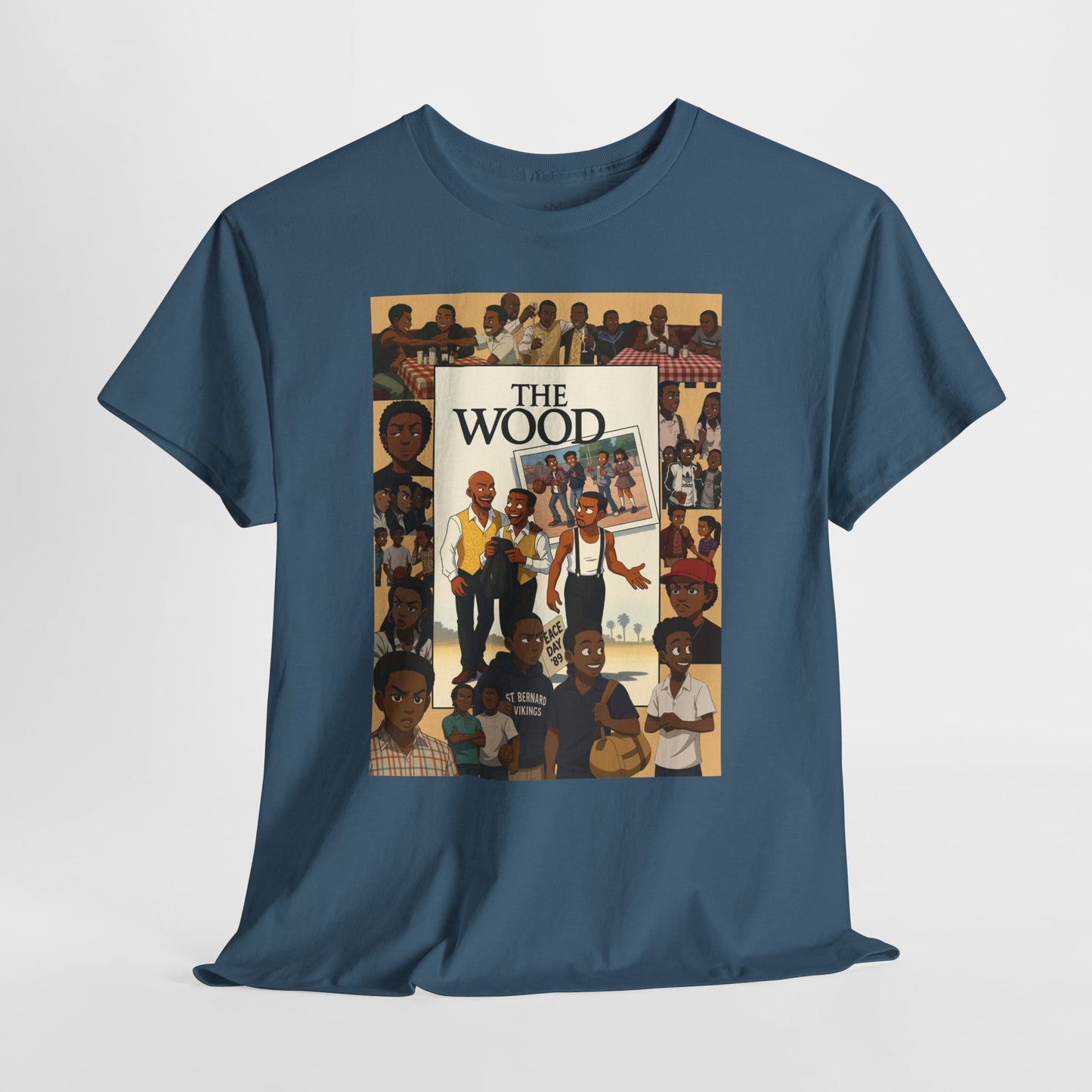 Retro 'The Wood' Graphic Shirt - Perfect for Casual Wear or Events