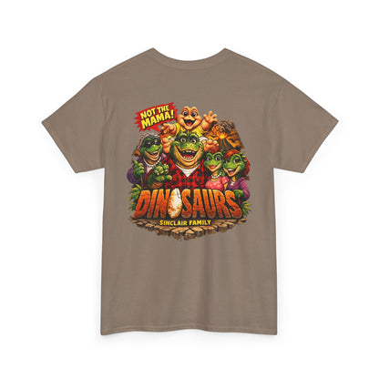 Dinosaurs Family Graphic Tee — 'Not the Mama' Retro Dino T-Shirt