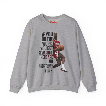 Motivational Basketball Quote Crewneck Sweatshirt