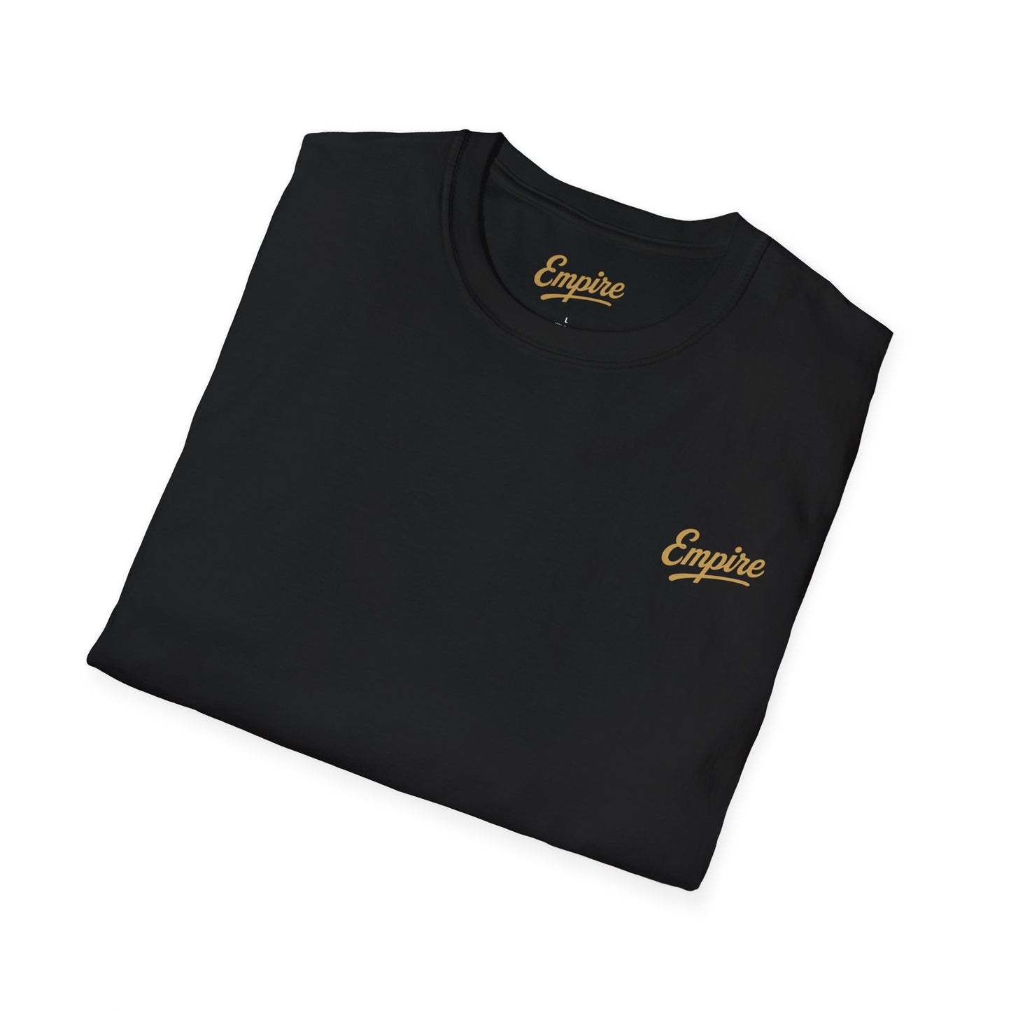 Softstyle Gold 'Empire' Logo T-Shirt