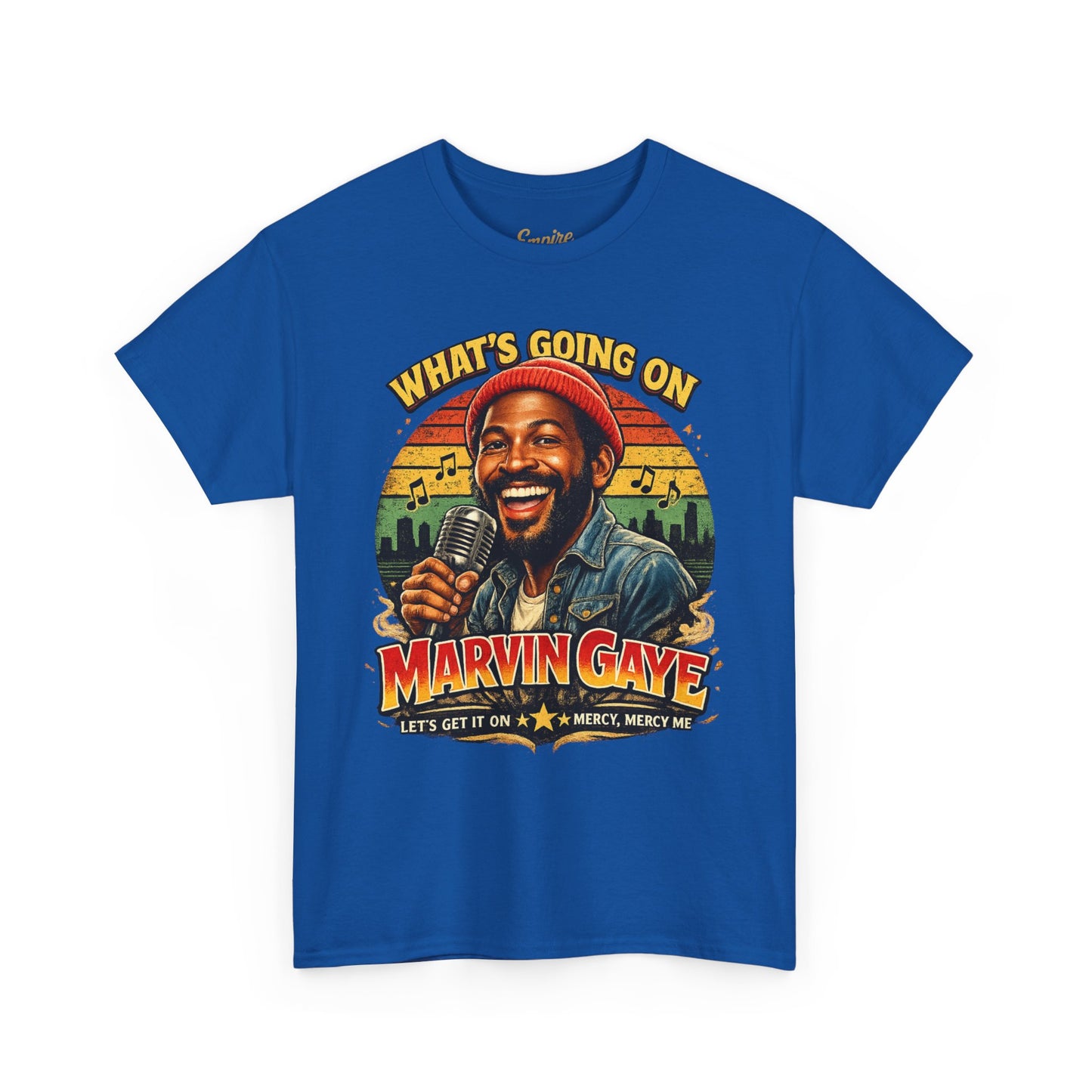 Marvin Gaye Tribute Tee, Vintage Music T-Shirt, Unisex Cotton Tee, Retro Style Shirt, Gift for Music Lovers, Perfect for Concerts