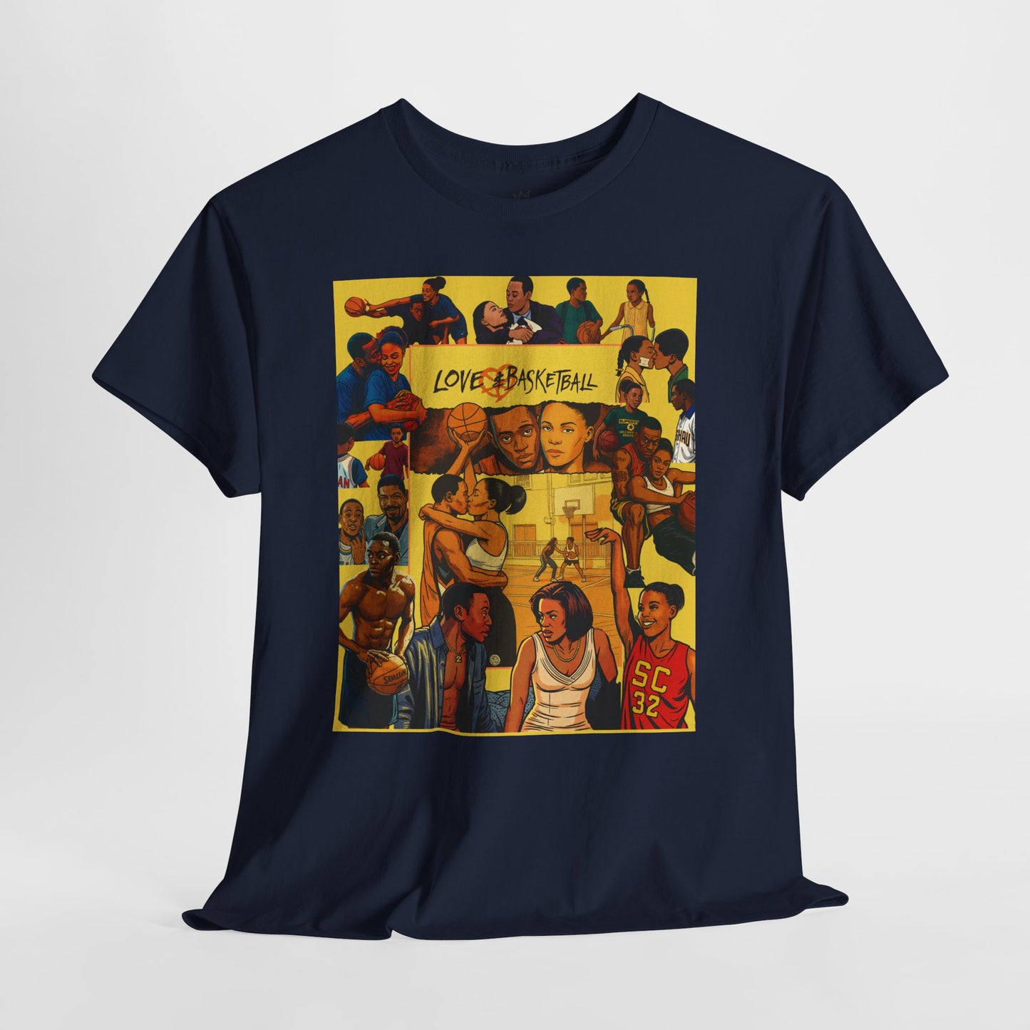 Love & Basketball Tee - Casual Style, Gift for Sports Lovers, Unique Graphic Shirt, Everyday Wear, Movie Inspired Apparel