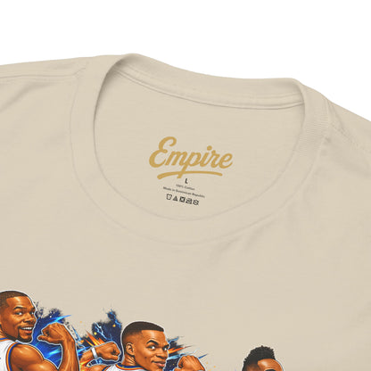 OKC Thunder Caricature Basketball T-Shirt — Team Players Graphic Tee