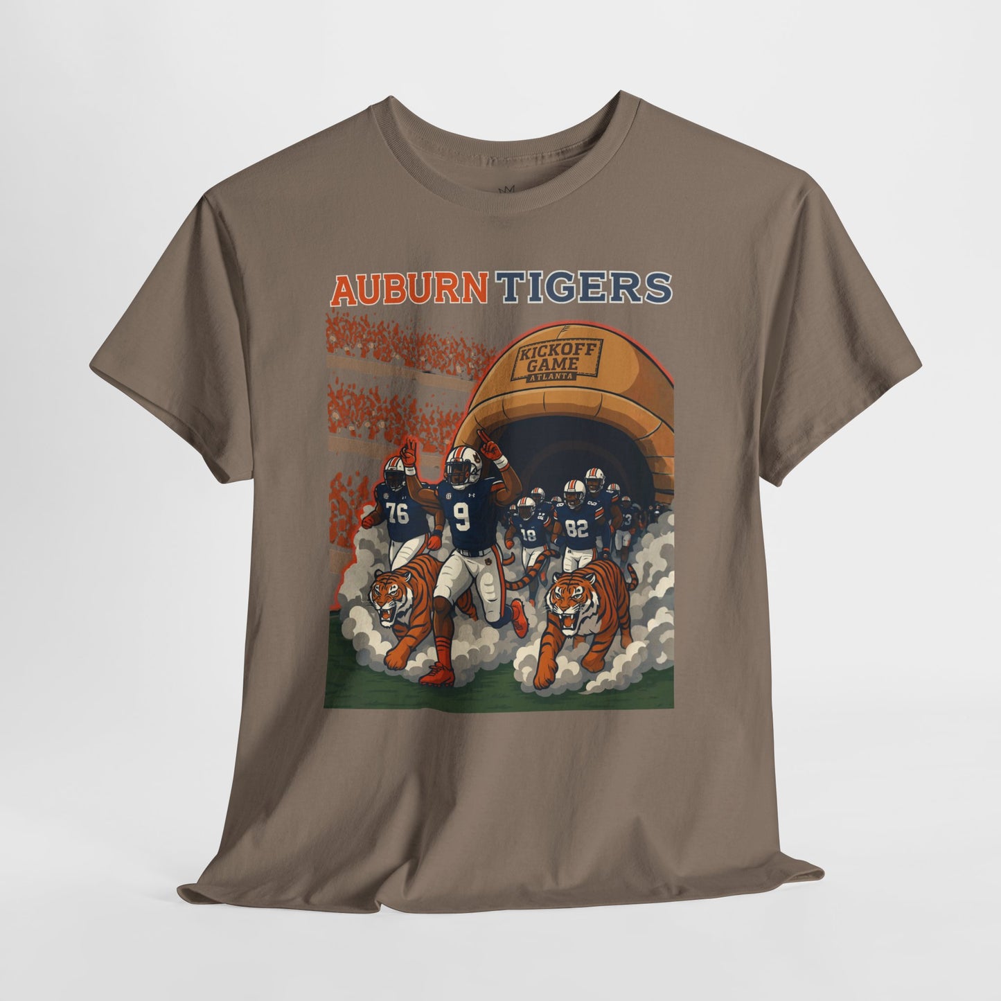 Auburn Tigers Graphic Tee - Unisex Heavy Cotton Shirt for Game Day, Sports Fans, Birthday Gifts, Tailgating, College Spirit