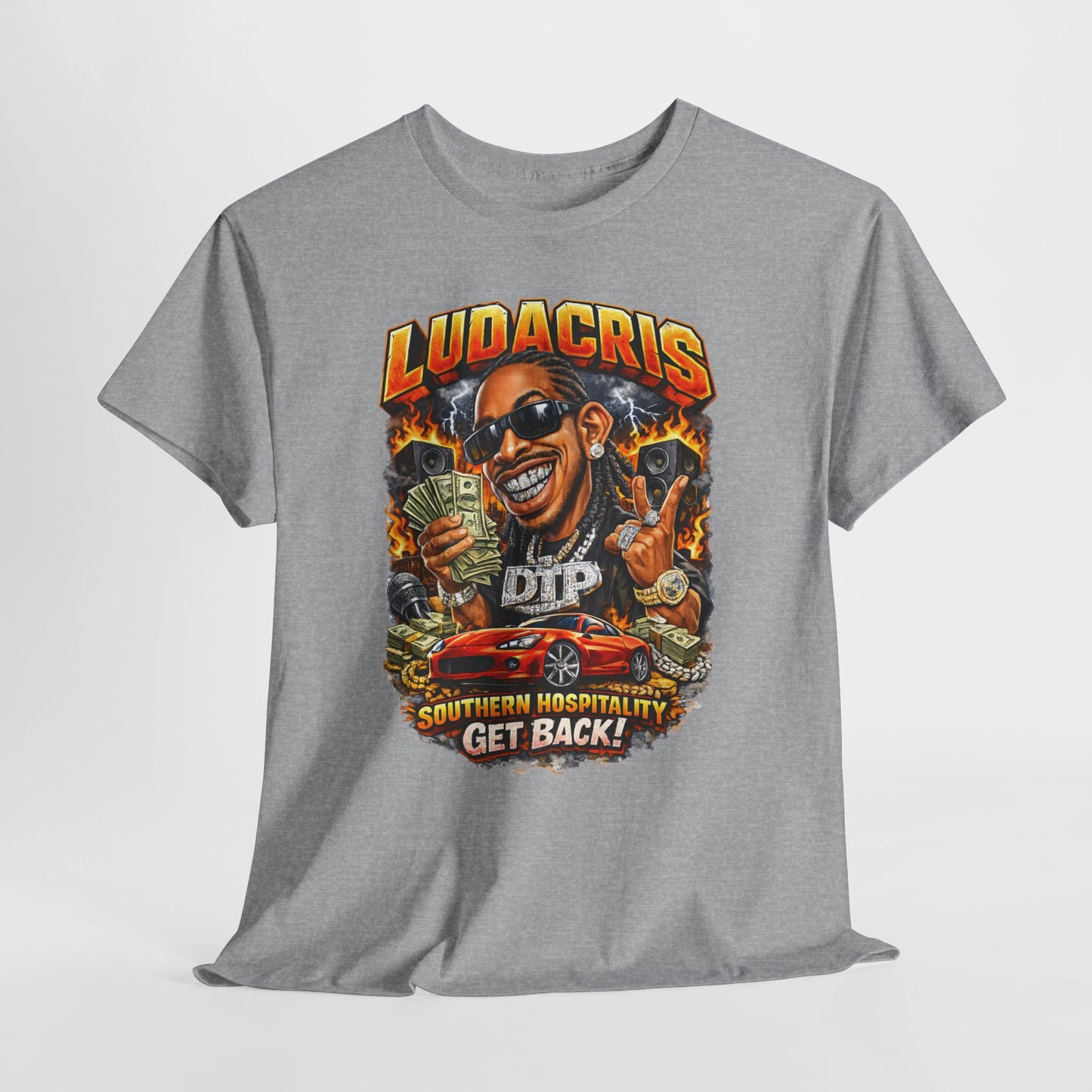 Ludacris Graphic Tee — Southern Hospitality "Get Back" Rap Tribute Shirt