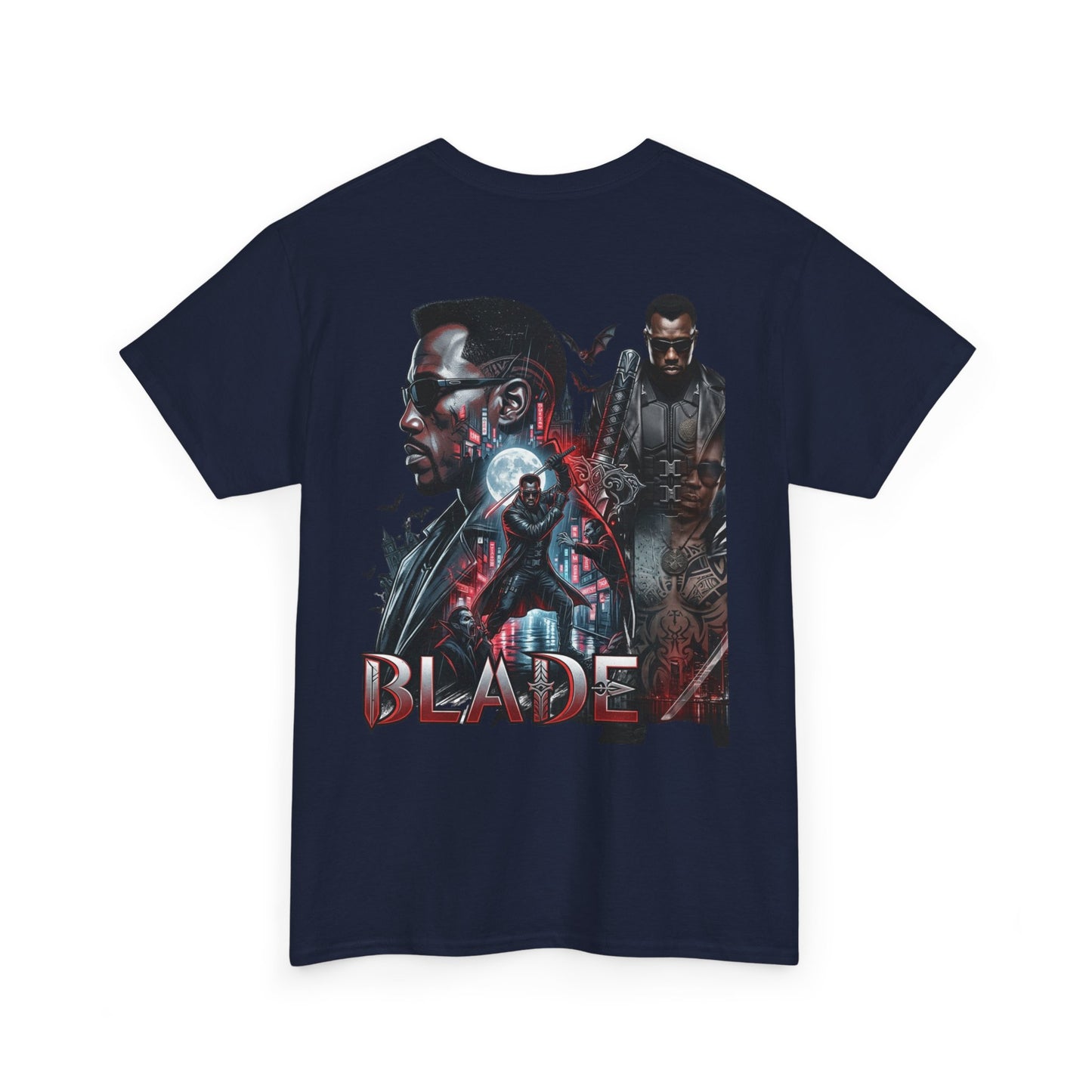 Blade Movie Graphic Tee — Retro Vampire Hunter T-Shirt